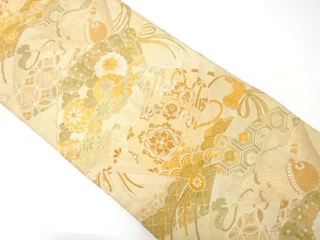 Japanese Kimono / Antique / Nagoya Obi Combined weave